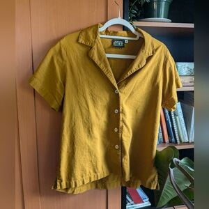 BBP Pantry Button Up - Mustard